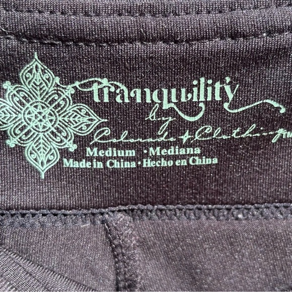 Tranquility by Colorado Clothing black skirt skort size medium - Picture 3 of 15